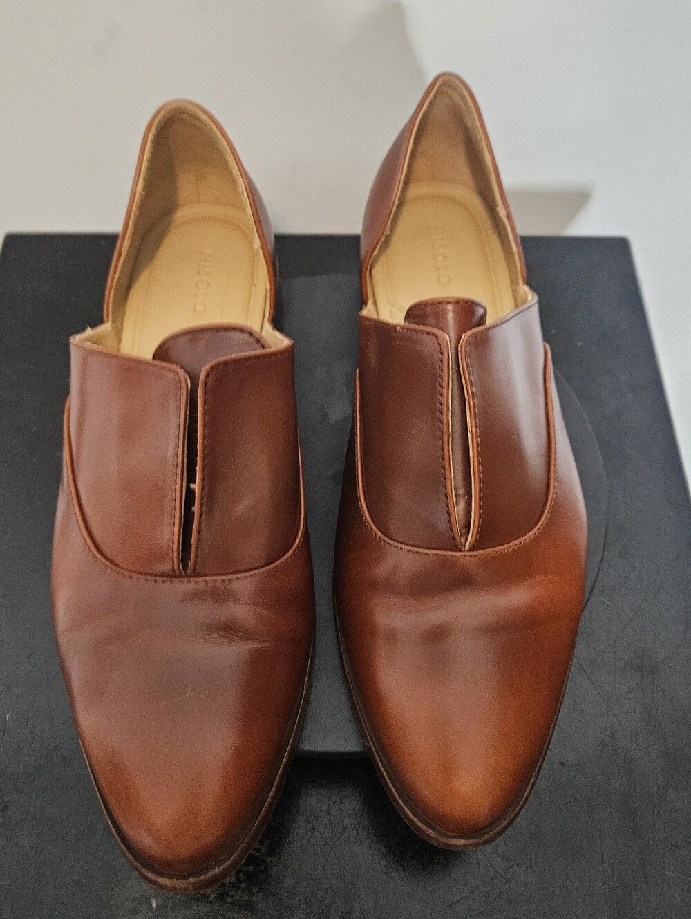 Nisolo Emma d'Orsay Oxfords 2.0 Color Brandy US Women's Size 8 - Picture 5 of 9